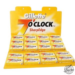100X Gillette 7 O'clock SharpEdge Blades