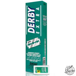 100X Green Derby Double-Edge Razor Blades