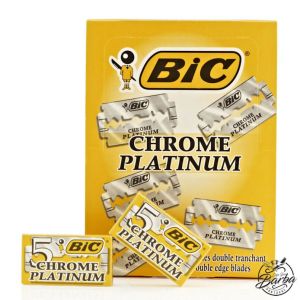 100X Lâminas BIC Chrome Platinum