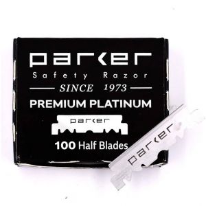 100X Single Edge Razor Blades Parker Premium Platinum