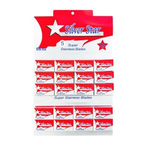 100X Razor Blades Lord Silver Star Super Stainless