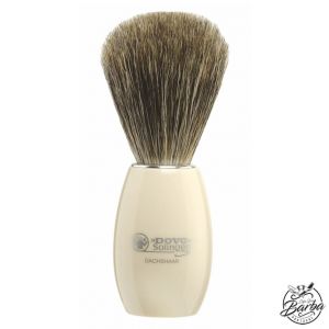 Dovo White Acrylic Pure Badger Shave Brush (918118)