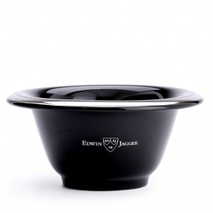 Edwin Jagger Black Porcelain Shaving Bowl