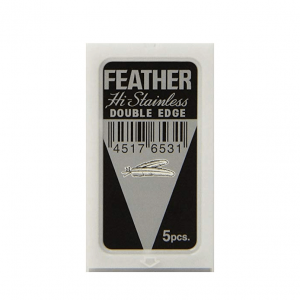 Feather Hi Stainless Double Edge Pack 5 Lâminas