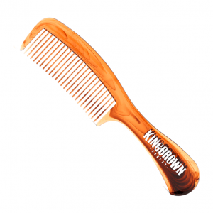 King Brown Tortoise Handle Comb