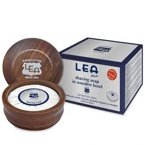 Lea Classic Shaving Soap In Wooden Bowl 100g