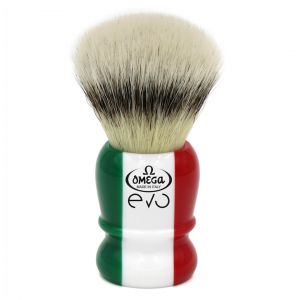 Omega Evo Shaving Brush - Special Italian Flag- E1882