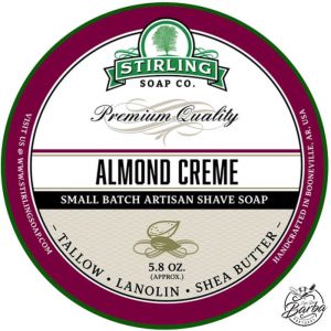 Stirling Shaving Soap Almond Creme 170ml