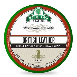 Stirling Shaving Cream British Leather 170ml